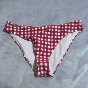 Forever 21 Gingham Cheeky Bathing Suit Bottom